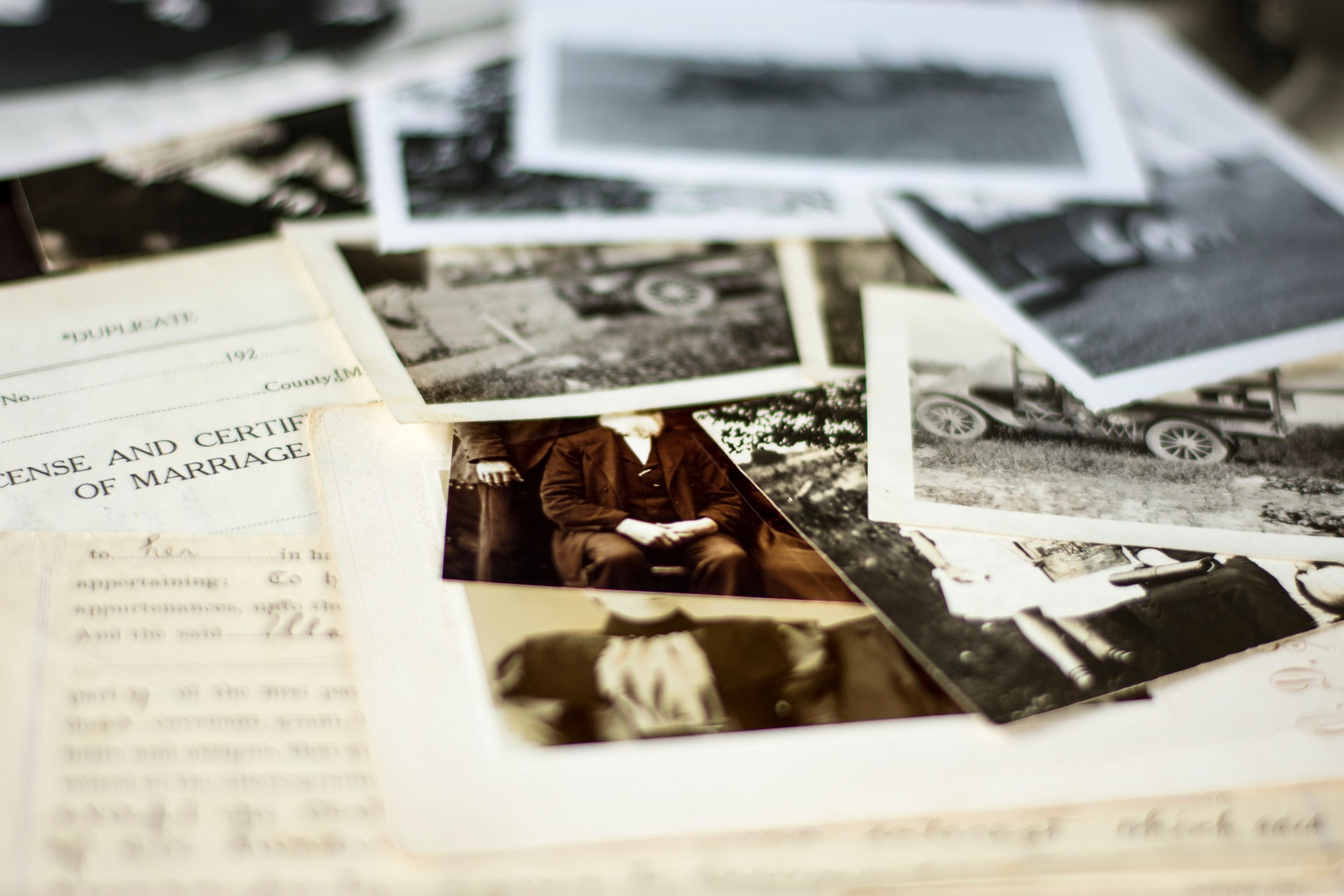 Old Genealogy Family History Photographs and Documents 2